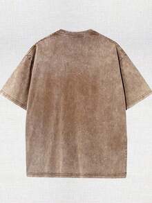 [Official Authorization] 1pc Cars Series_ Double-Sided Printed T-Shirts For Men And Women, Disney Fans - Màu Khaki - Xem 2