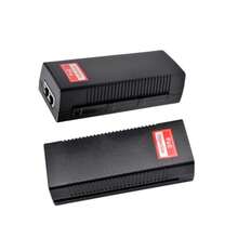 Revotech - Adaptador de inyector Gigabit 90 W PoE++ 54-56 V 10/100/1000Base-T IEEE 802.3bt PoE estándar Active POE+ Plug and Play para puntos de acceso inalámbricos/PTZ/Videofonos - Gigabit 90W Negro - Ver 9