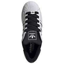 Adidas Superstar II Black White Men's Casual Sneakers Lifestyle Shoes JI3538 | Retro Heritage Style, Timeless Silhouette - 白色 - 查看 3
