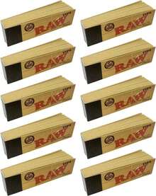 Raw Rolling Papers Unbleached Filter Tips 10 Pack = 500 Tips - Màu A - Xem 2