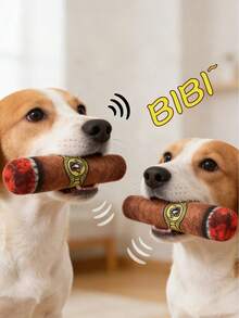 1pc/2pcs Pet Chew Toy, Chew & Sound Toy, Dental Cleaning, Suitable For Cats & Dogs, Built-In Sound Device To Attract Pet's Attention, Suitable For Indoor/Outdoor/Travel Pet Toy - Multicolor - View 5