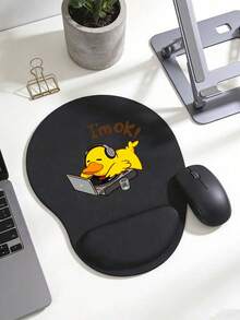 Hardworking Animal Series Ergonomic Wrist Rest Mouse Pad, Cute Working Dog, Panda, Duck Patterns, Ergonomic EVA Wrist Pad, Non-Slip Memory Foam Mouse Pad, Comfortable Mouse Pad, Smooth Wrist Rest, Comfortable Desk Support - Nhiều màu - Xem 3