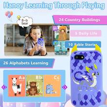 适合3-10岁儿童的智能手机玩具,双摄像头,2.8英寸触摸屏,丰富的游戏功能,附赠32GB存储卡,适合儿童教育学习,可爱又有趣,是完美的生日礼物。 - 彩色 - 查看 9