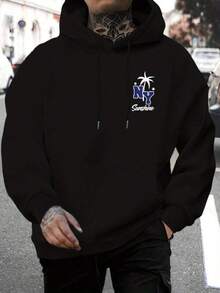 Men Outdoor Hoodies & Sweatshirts - Black - View 7