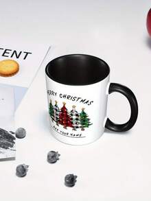 Custom 1PC Christmas Mug 11oz Personalized Name Coffee Cup Novelty Custom Xmas Gift - Green - View 9