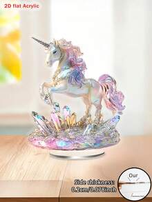 1pc Pink Pony 2026 Desktop Decor, With Pink, Gold, White Elegant Pony "2026" Design Pattern, Suitable For Room, Home, Office Desk Multi-Purpose, Best New Year Gift For Grandchildren, Gift For Horse Riding Enthusiasts - Colorful - View 13