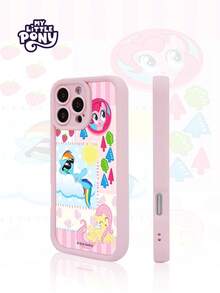MY LITTLE PONY 1个官方卡通少女手机壳，兼容 17、17 Air、17 Pro、17 Pro Max、11、12、13、14、15、16 Pro、16 Pro Max、14 Plus、15 Plus、16 Plus、15 Pro Max、16 Pro、16 Pro Max、XR、XS Max、X - 粉色 - 查看 4