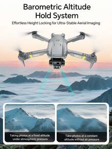AXNEN 2026新款K13MAX折叠式双摄像头航拍无人机，具备一键降落、实时图像传输、手势拍照/录像、智能定高、路径飞行模式、360°翻转等功能，操作简便，适合初学者——是各种场合的完美礼物。 - 彩色 - 查看 10