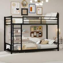 Kids Bed Frames, Headboards & Footboards - Black + Iron + Bedroom - View 12
