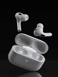 Wireless Headphones With Deep Active Noise Cancellation, Compatible With Android And IOS, High-Fidelity Sound Quality, Powerful Bass, Low Latency, True Wireless Bluetooth Earbuds, Noise Cancelling For Office - White - View 4