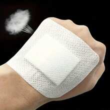 18/32片装自粘敷料，透气纱布绷带，绷带固定胶带，运动胶带及用品 - 白色 - 查看 2