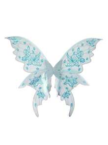 1件新款万圣节派对化妆道具成人服装蝴蝶翅膀仙女翅膀 - 彩色 - 查看 8