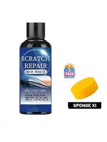 Herramienta de reparación de arañazos en el parabrisas del automóvil: Herramienta de reparación simple diseñada especialmente para parabrisas y lentes de automóviles, que utiliza tecnología de pulido sin productos químicos para reparar rápidamente. Agente reparador de arañazos en vidrio multifuncional: sin aditivos químicos, se puede aplicar fácilmente en superficies de parabrisas y lentes. - A - Ver 8