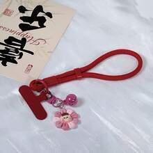 1pc Adjustable Phone Lanyard, New Style Phone Strap Wrist Short Clip Pendant, High-End Durable Universal Phone Hanging Chain - Multicolor - View 17