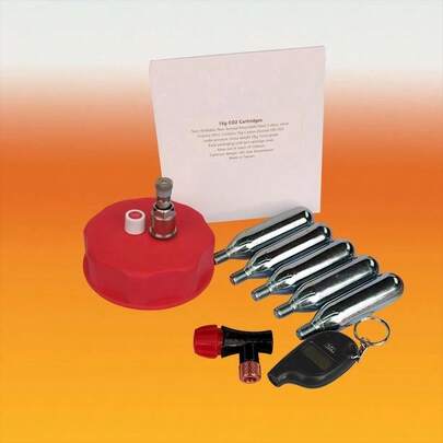 Balliihoo 2 Inch Pressure Barrel Co2 Control Cap - Full System With Co2 Bulbs