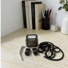 18-20W苹果充电器保护壳，数据线保护套 - 透黑 - 查看 2