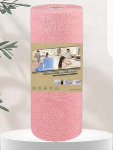 1 Roll(20pcs) Tear-Off Microfiber Cleaning Towels Super Absorbent Car/Kitchen/Home/Dining New Year/Valentine's/Mother's Day Gift - 1 Roll (20 Sheets) Of Towels - View 16