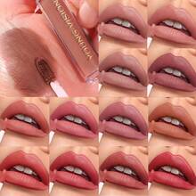 YOUNG VISION 2pcs Lip Makeup Set: 1pc Fruity Moisturizing Lip Balm, Waterproof, Anti-Chapping, Exfoliating & 1pc Mini Matte Velvet Liquid Lipstick, Suitable For Daily, Office, Commuting, Travel - Multicolor - View 12