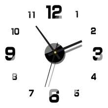Reloj de pared digital silencioso sin marco DIY, decoración para sala de estar u oficina - Multicolor - Ver 11