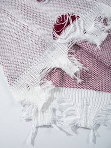 Áo len ngắn tay nam Andreilee phong cách đường phố Hàn Quốc, đơn giản, đa năng, họa tiết ngôi sao và số, kiểu dáng casual mùa xuân/hè mới. - trắng - Xem 8