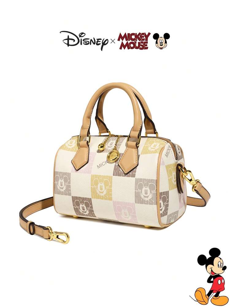 Disney Mickey Mouse Round Cylinder Crossbody Bag, Spring/Summer - Multicolor - View 4