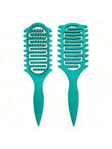 1pc New Upgraded Curling Brush With Bristles And Special Design, Curling Brush Especially For Curly Hair, Shaping And Styling Curls For Men And Women, Reducing Pulling And Curl Separation, Hairbrushes, Combs, Hair Tools, Hair Products And Accessories For Barber Salon Beauty Travel Essentials ﻿ Hair Accessories Hair Styling Kit - Multicolor - View 13