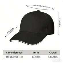 One Piece Of A Giraffe Sporting Red Glasses, A Printed Baseball Cap That Is Adjustable, Perfect For Travel And Suitable For Any Season. - Dark Grey - View 7