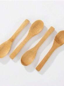 6pcs Japanese Style Wooden Spoon Kitchen Utensil Set, Holiday Kitchen Tableware Gift - Multicolor - View 1