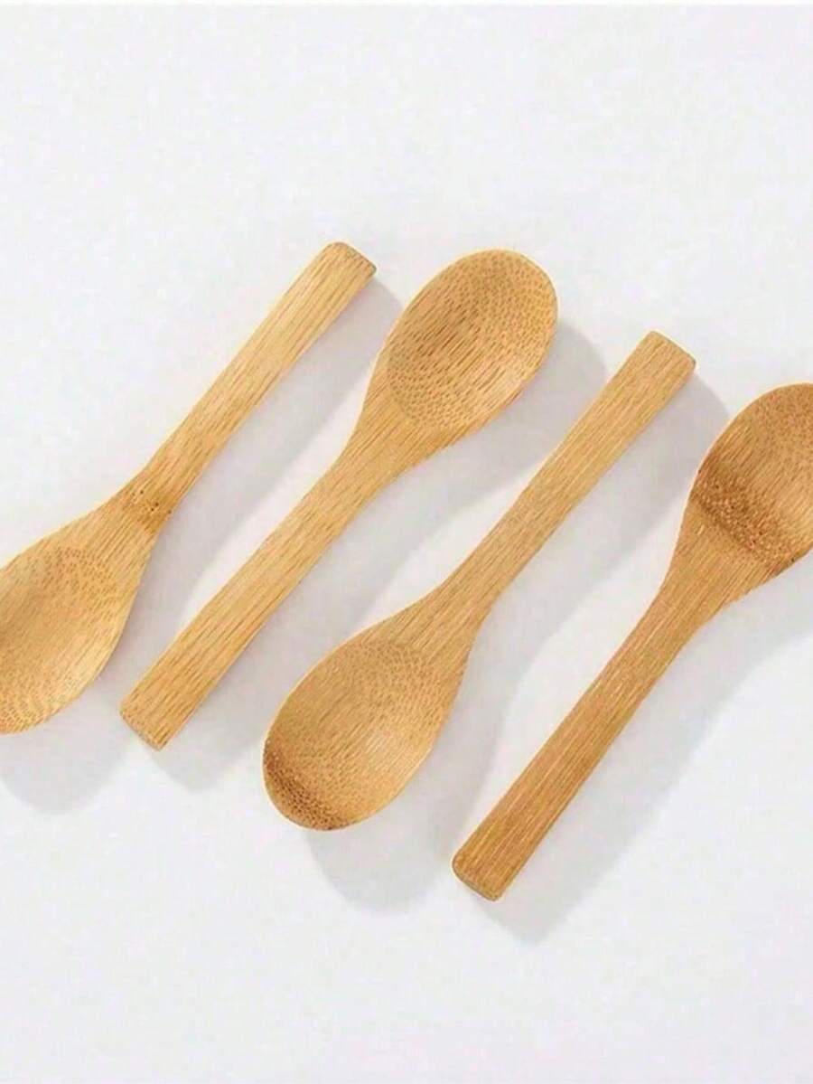 6pcs Japanese Style Wooden Spoon Kitchen Utensil Set, Holiday Kitchen Tableware Gift - Multicolor - View 1