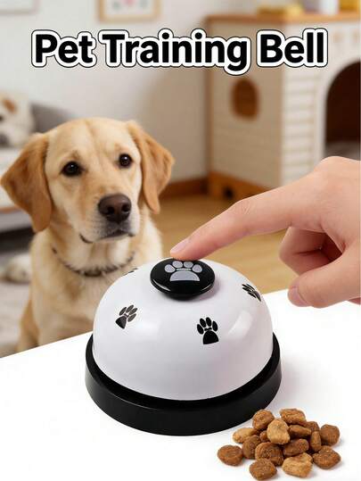 1pc Pet Intelligent Training Toy, Pet Training Bell, Suitable For Dog/Cat Training Communication, Potty Training, Outdoor Defecation, Agility Training, Behavior Habit Formation, Feeding Call, Outdoor Reminder, Game Interaction, Pet Supplies
