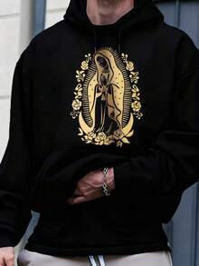 Men Outdoor Hoodies & Sweatshirts - Black - View 1