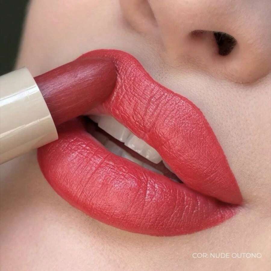Mahav Daily Lipstick, Long Lasting 24h, High Pigmentation - Professional Finish And High Fixation. - NUDE AUTUMN - View 1