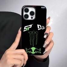 Funda para teléfono con gráficos de logotipos de carreras compatible con  17,  16 Pro Max,  15 Pro Max,  13 y  12 Diseño duradero y elegante Un regalo genial para los entusiastas y fanáticos de los deportes de motor - Negro - Ver 4