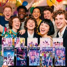 10pcs K-Pop New 10PCS Cartoon Notebook K-Pop Cute Anime Figure Image Portable Spiral Notebook 24 Page Children's Holiday Gifts Children's Holiday Gifts[Style Sent At Random] - A - View 6