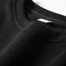 Mubberry Mens Double Side Fleece Jacket Pullover Pockets Warm Sweatshirt Winter Jacket Thermal - 黑色 - 查看 2