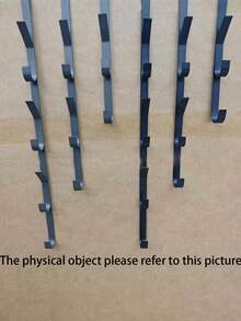 1pc Space-Saving Hanging Rack - Straight Tube Design Suitable For Bedroom, Bathroom, Garage And Kitchen - Multicolor - View 9