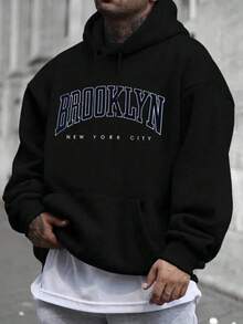 Men Outdoor Hoodies & Sweatshirts - Black - View 1