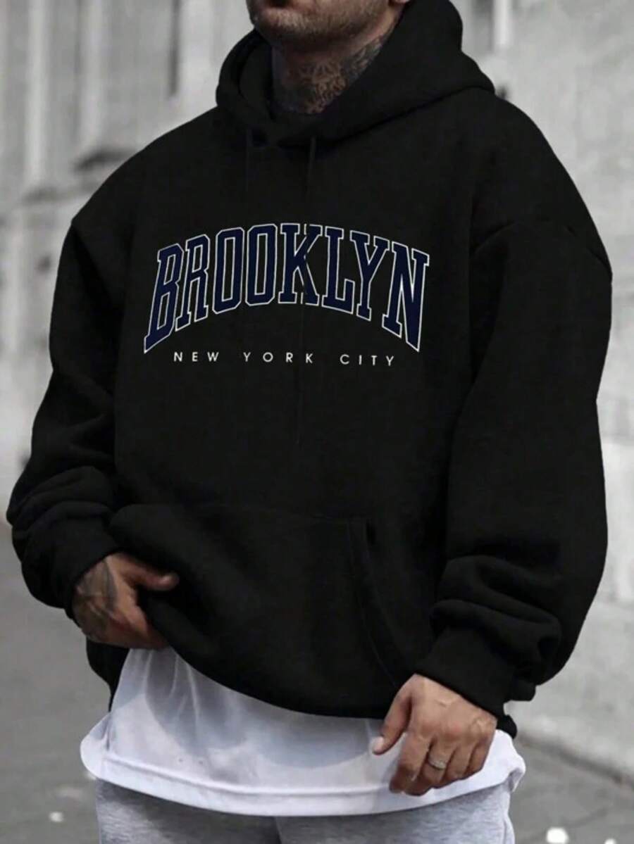 Men Outdoor Hoodies & Sweatshirts - Black - View 1