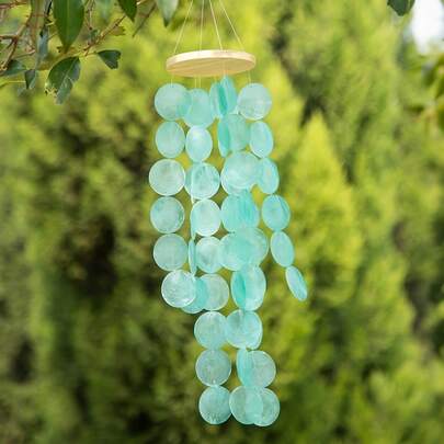 Carillón de viento creativo, carillón de viento para exteriores, hecho a mano, carillón de viento decorativo de sonido claro, adorno colgante para decoración de jardín, decoración del hogar, decoración de patio y jardín, regalo del Día de San Valentín, regalo para ella, regalo de cumpleaños