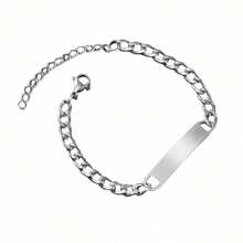 Personalized Carved Name ID Pattern Bracelet, Women's Bracelet Suitable For Daily Holiday Parties, The Best Gift To Give To Friends - Multicolor - View 6