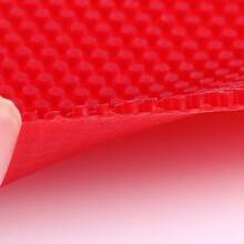 YINHE Galaxy Jin Song Asia Edition Sticky Rubber, Sponge-Free Pure Rubber Forehand Ping Pong Racket Rubber, Available In Black/Red - Multicolor - View 4