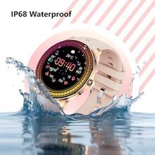 Reloj inteligente visualización AMOLED compatible para Android/ batería de hasta 16 días IP68 impermeable monitor de fitness y monitor de frecuencia cardíaca de salud contador de pasos - como en la foto - Ver 7