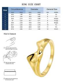 Charm-In Asymmetrical Pleated Gold-Plated Ring, Layered Versatile Atmospheric Ring, Unique Textured Gold Ring For Women - Gold - View 2