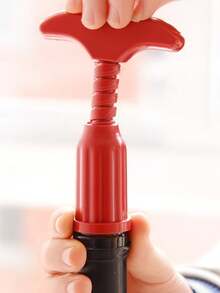 5pcs/10pcs/15pcs Plastic Wine Bottle Opener With Stainless Steel Handle, Easy To Use, Essential For Home Kitchen - Multicolor - View 2