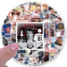 60 Pcs Heated Rivalry Vinyl Stickers, Beautiful And Practical, Suitable For Scrapbooks, Diaries, Bumpers, Skateboards, Water Bottles, Helmets, Water Cups, Car Stickers, Etc. - Multicolor - View 2