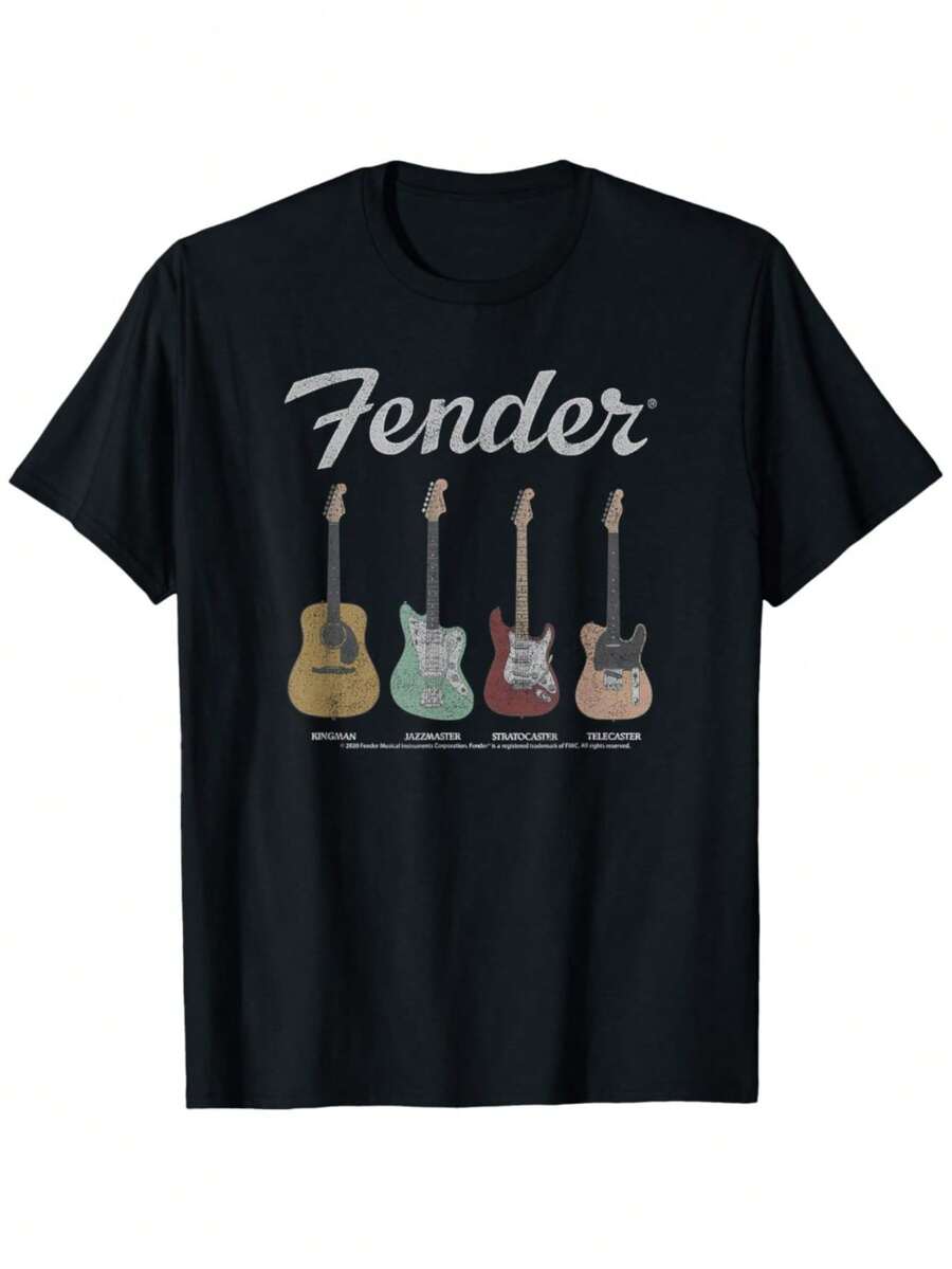 Fender Vintage Guitar Lineup T-Shirt Small - Đen 5 - Xem 1