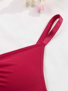 3pcs Plus Size Wireless & Unpadded Bras For Women - Multicolor - View 4