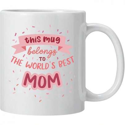 Regalos para el Día de la Madre y el Cumpleaños - Taza de café "La mejor mamá del mundo" - Y regalos divertidos