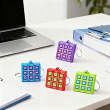 12pcs Mini Tic Tac Toe Game Charms, Lovely Birthday Party Favors And Candy Bag Fillers, Suitable For Birthday Party, Christmas, Halloween, Spring Festival, Valentine's Day, Wedding, Easter, Carnival As Gift Bag Stuffers - Multicolor - View 11