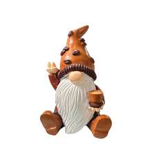 1 szt. Figurka krasnala z żywicy, dekoracja do kawiarni, dodatek do wystroju domu - kawa - Zobacz 6